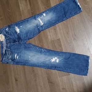 Ripped Hollister jeans